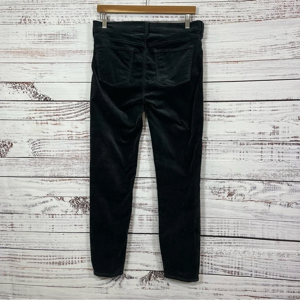 J.Crew Mercantile Gray Velvet Skinny Ankle Pants